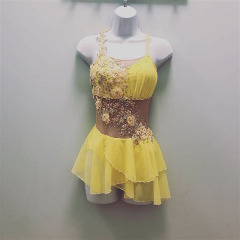 dance costumes yellow|yellow lyrical costumes.